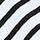 Black and White Striped Ankle Socks