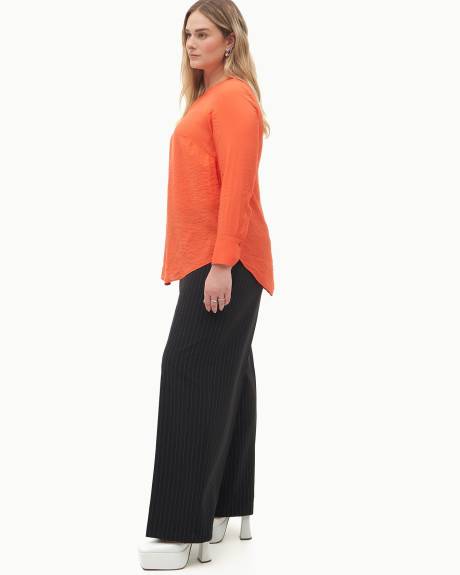 Blouse à manches longues, tissu responsable - Addition Elle