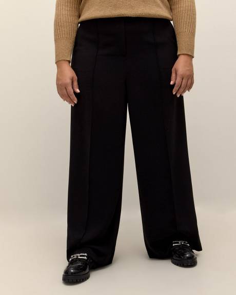 Black Wide-Leg Pant - Addition Elle