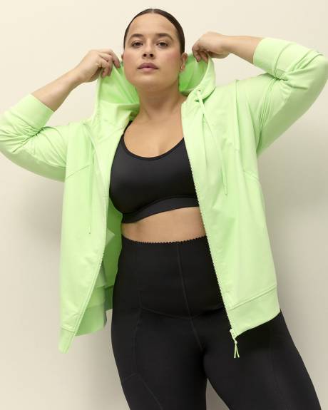 French Terry Hooded Jacket - Active Zone