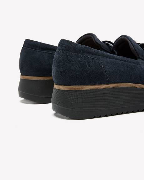 Wide Width, Black Zylah May Loafer with Buckle - Clarks