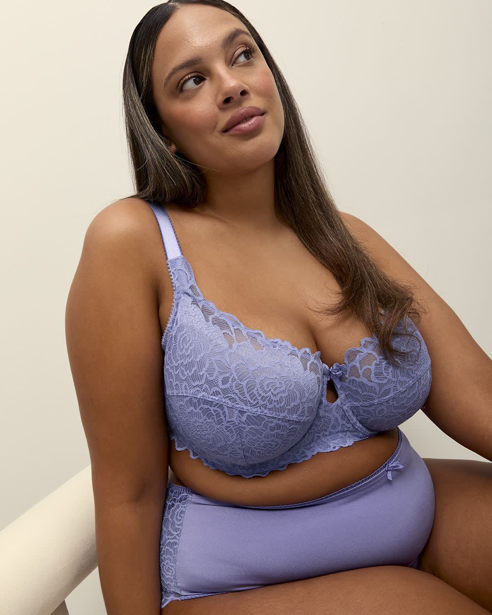 Femme Couture Lavender Lace Underwire Bra - Déesse Collection