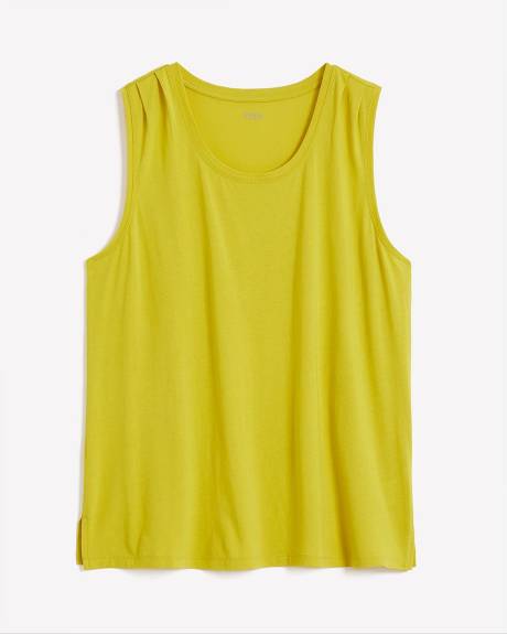 Haut sans manches en tricot avec col en U - Essentiels PENN.