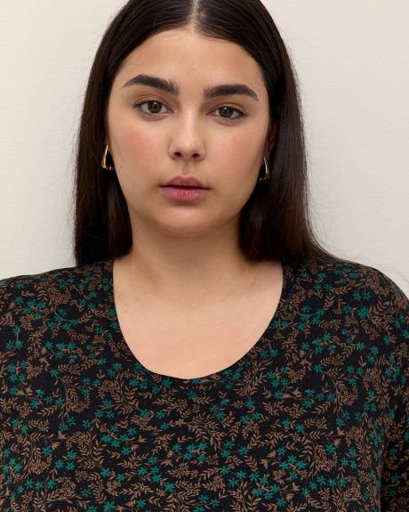 Tunique imprimée, coupe moderne, tissu responsable - Essentiels PENN.