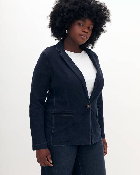 Responsible, Stretch Denim Blazer - Addition Elle