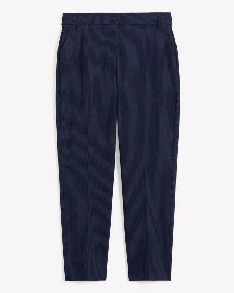 Curvy-Fit High-Rise Straight-Leg Pant