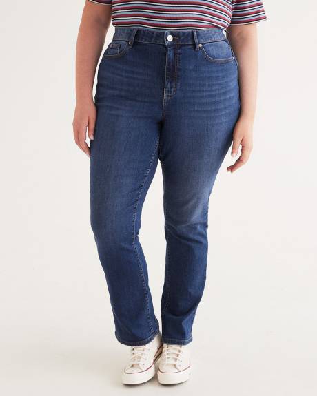 Responsible, Curvy-Fit Bootcut Jeans, Dark Wash - d/C JEANS