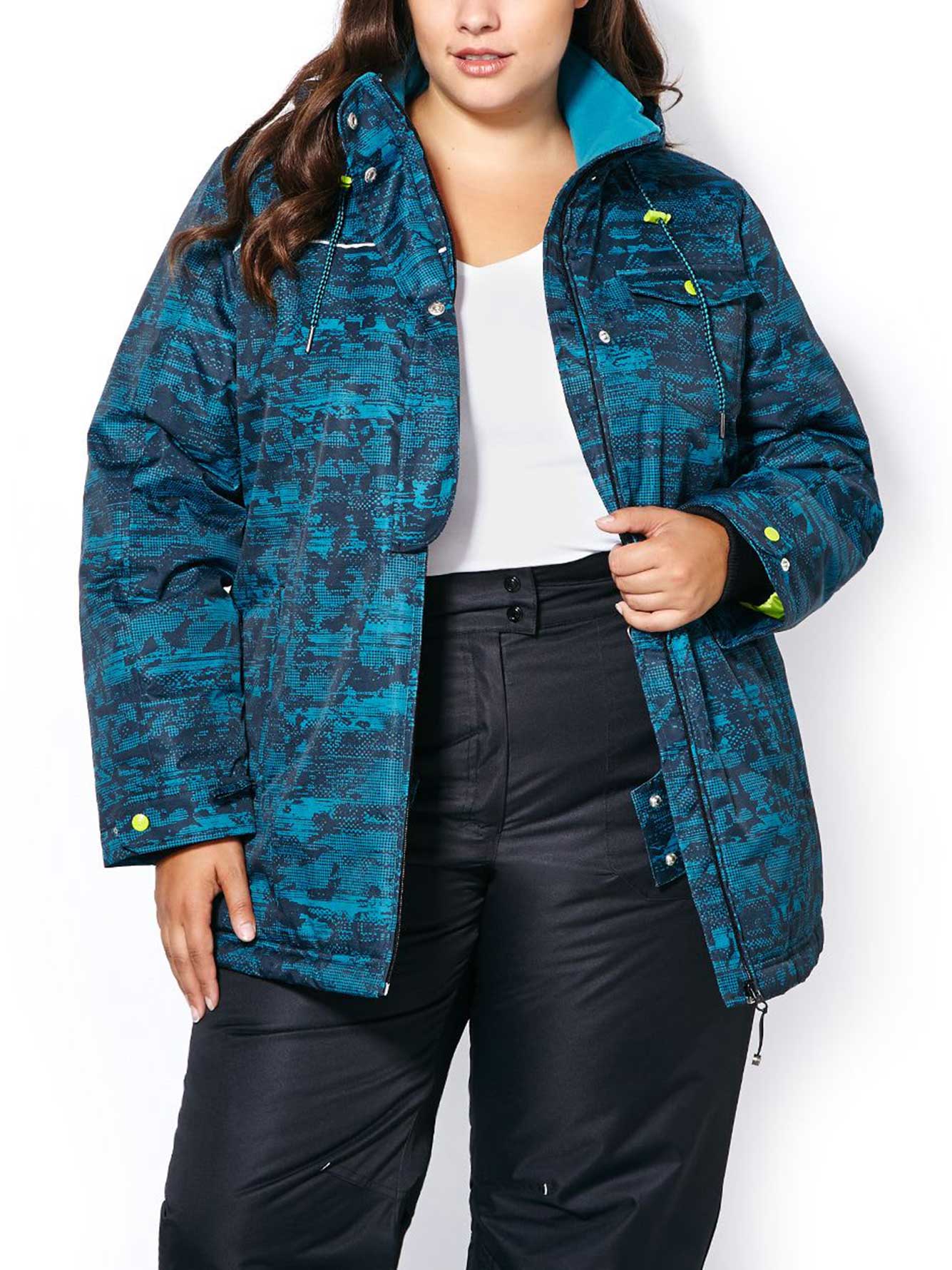 ActiveZone PlusSize Ski Jacket Penningtons