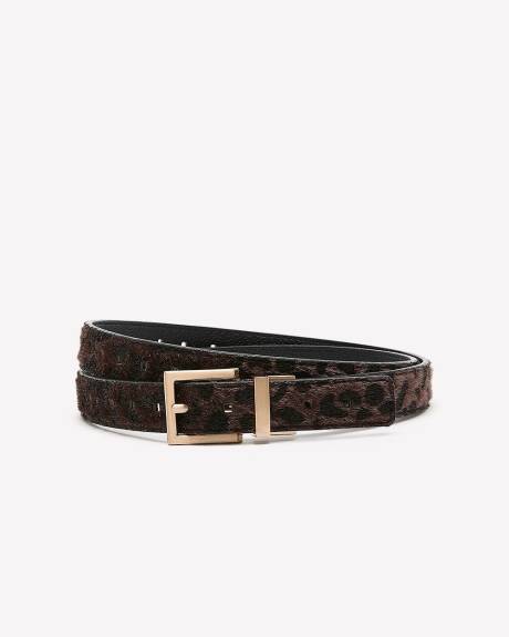 Reversible Animal-Print Belt - Addition Elle