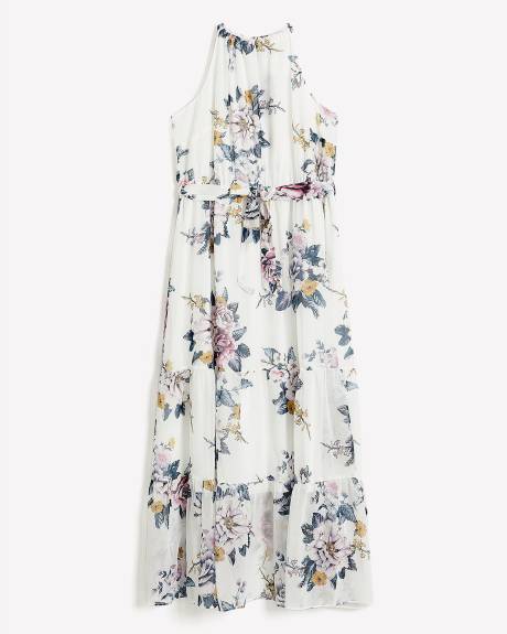 Robe longue licou fleurie City Chic Penningtons