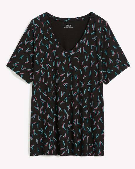 Responsible, Printed Modern-Fit Tee - PENN. Essentials