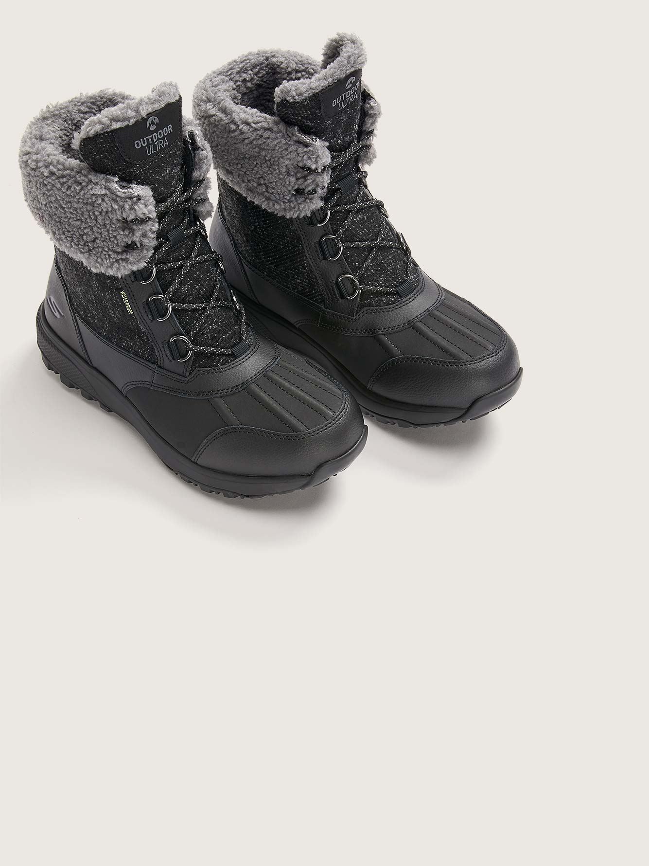 skechers wide width winter boots