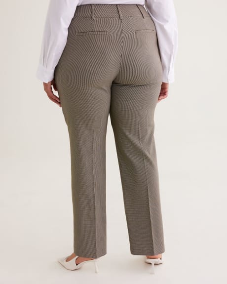 Pantalon ingénieux à motif pied-de-poule à jambe droite, petite - Essentiels PENN.