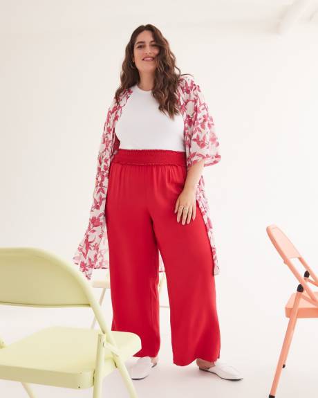 Responsible, Wide-Leg Pull-On Pant