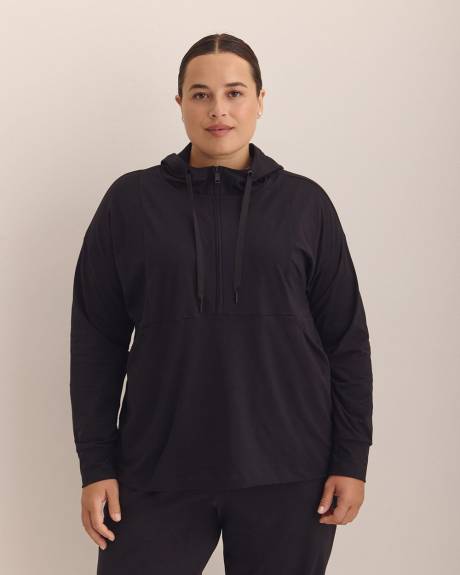 Half-Zip Hooded Sweatshirt - Active Zone
