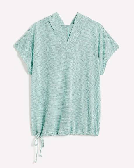 Striped Hooded Top - Active Zone
