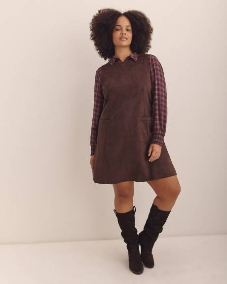 Plaid Long Buttoned-Down Shirt