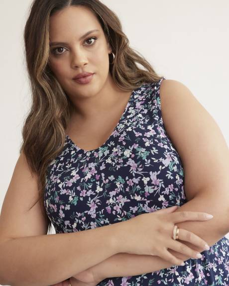 Responsible, Sleeveless Maxi Empire Dress