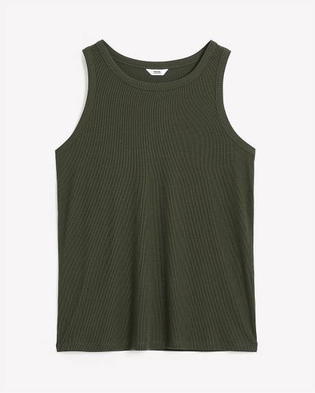 Camisole côtelée à encolure licou - Essentiels PENN.