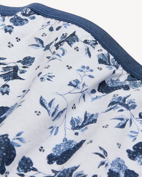 Culotte échancrée à motif avec élastique scintillant - ti Voglio