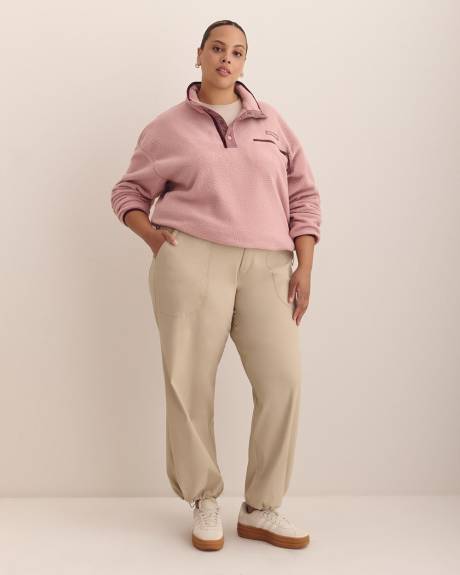 Helvetia Printed Cropped Half-Snap Fleece Pullover - Columbia