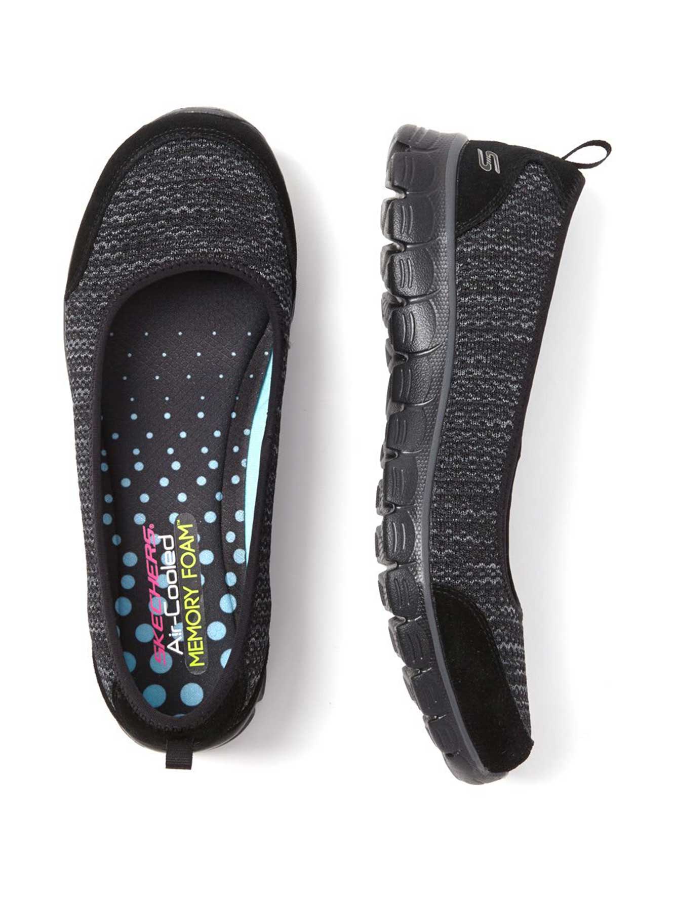 skechers flats memory foam