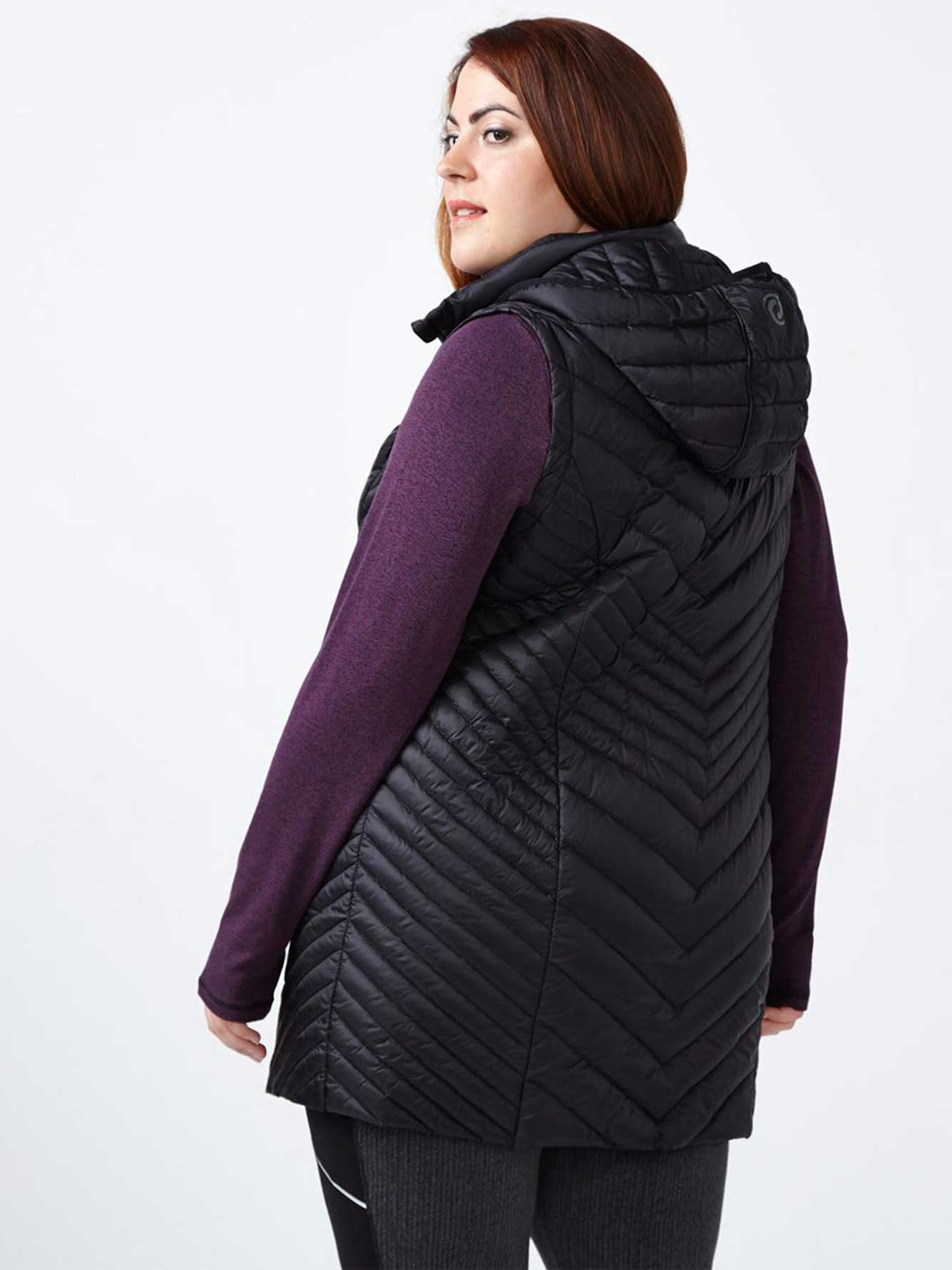 ActiveZone Long PlusSize Packable Vest Penningtons