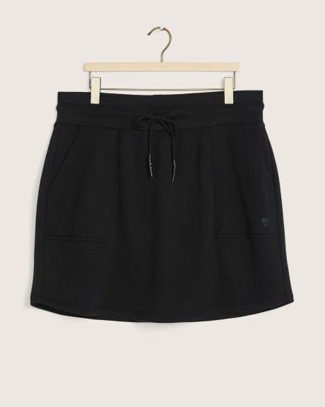 French Terry Skort with Drawstring Waist - Active Zone
