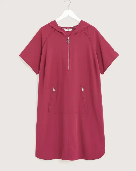 Responsible, 4-Way Stretch Hooded Dress - ActiveZone