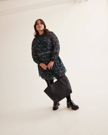 Lightweight A-Line Smocked Dress