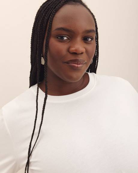 T-shirt à manches longues et col rond - Addition Elle - Essentiels PENN.