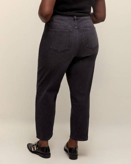 Responsible, Black High-Rise Mom Jeans - Addition Elle