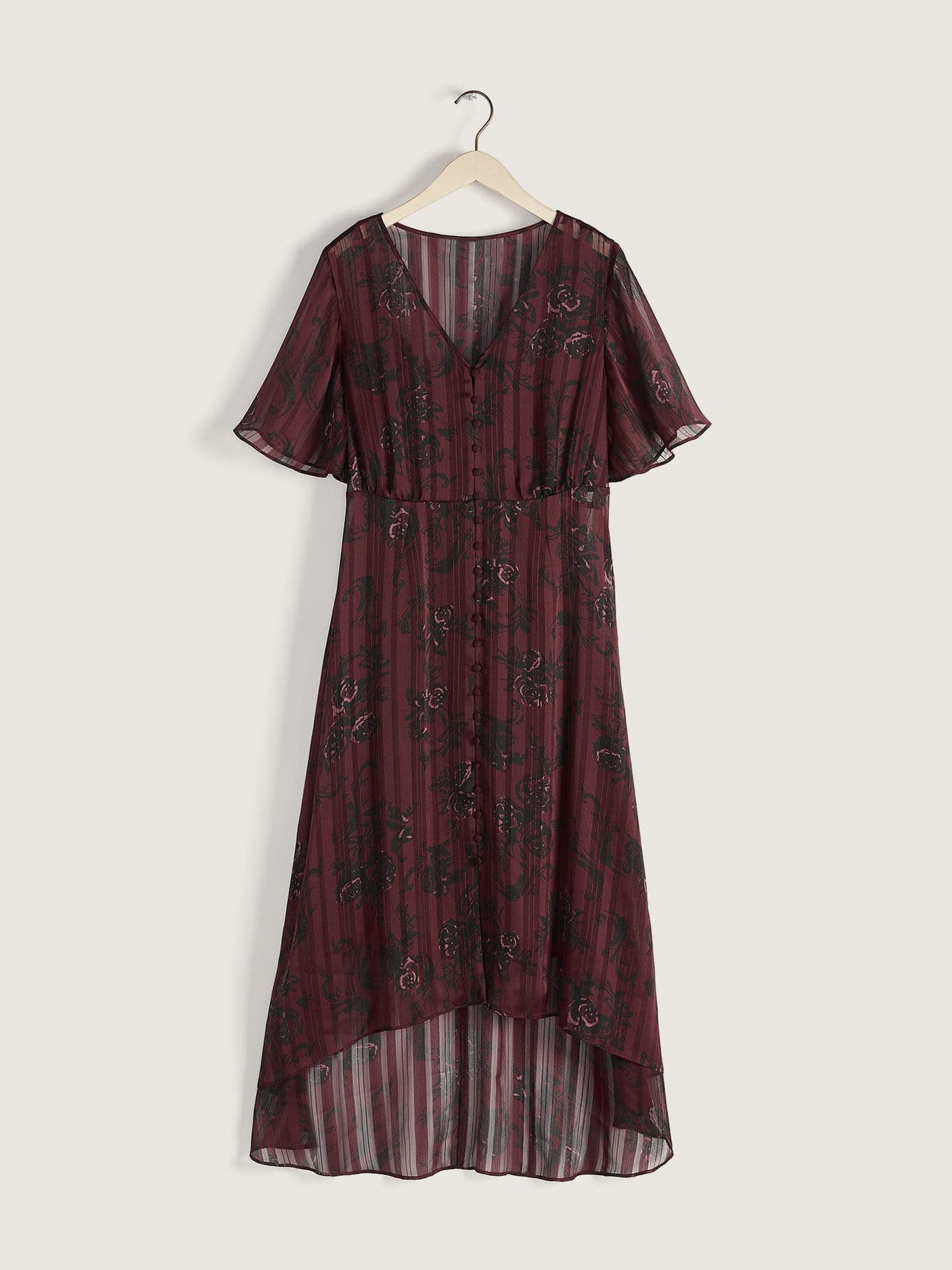 robe midi mousseline
