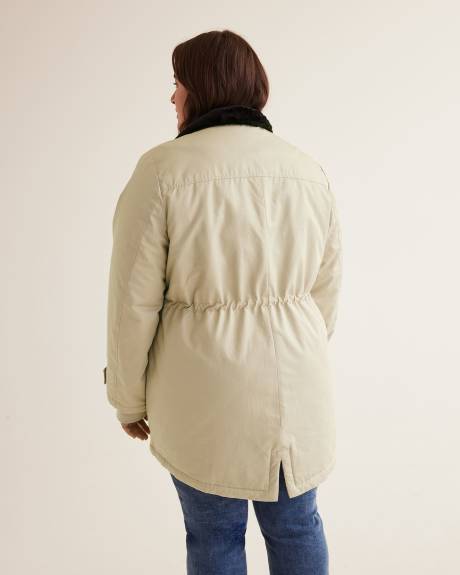 Responsible, Lined Parka Jacket with Removable Hood