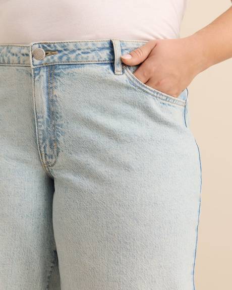 Low Rise Baggy Wide Leg Denim - Addition Elle