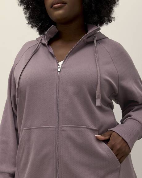 Long-Sleeve Hooded Zip Jacket - Active Zone