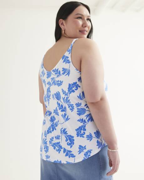 Camisole décontractée sans manches, mélange de coton