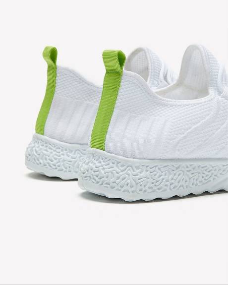 Wide Width, Knit Sneaker with Breathable and Washable Insole