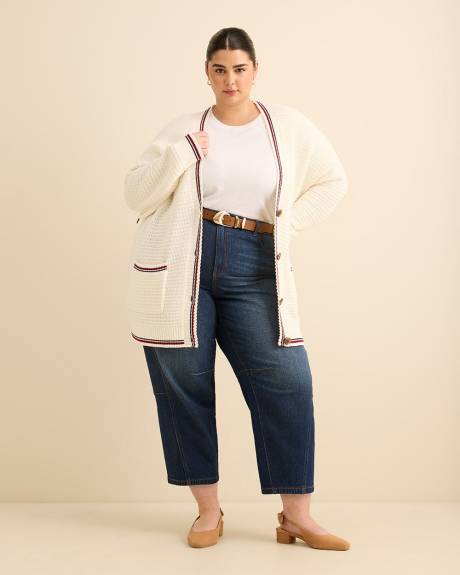 Responsible, Cotton Tunic Cardigan