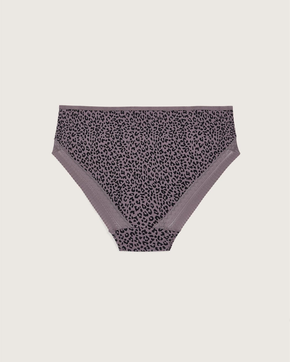Printed High-Cut Brief with Lace Details - tiVOGLIO | Penningtons