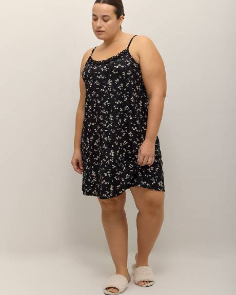 Short Floral Cami Nightgown - ti Voglio