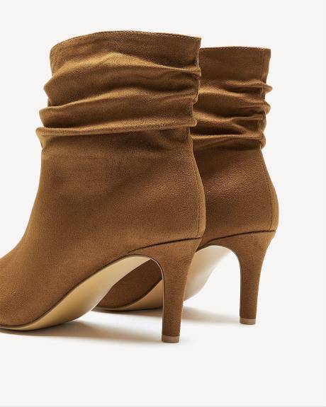 Extra Wide Width, Pointed High Heel Stiletto Bootie