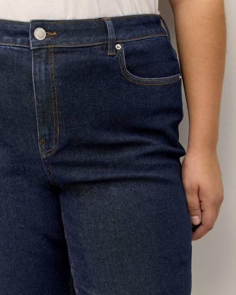 Jean coloré à coupe et jambe droite, tissu responsable - d/C JEANS