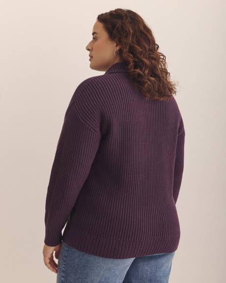 Half-Zip Knit Sweater
