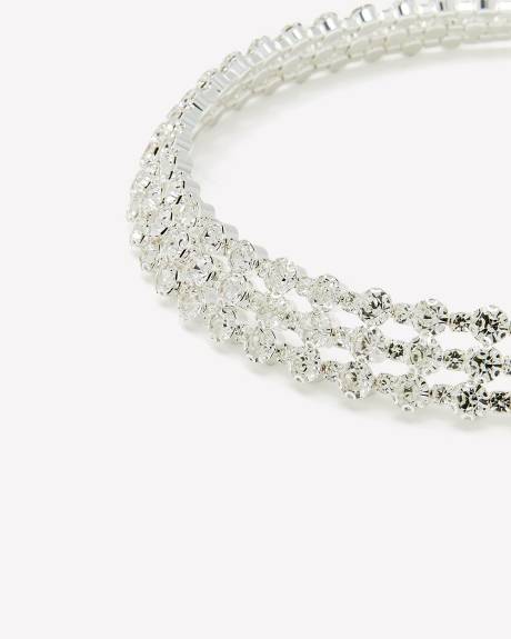 Rhinestone Choker Necklace