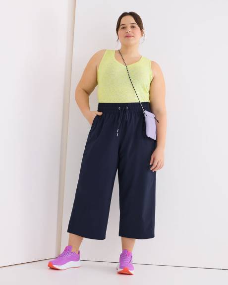 Pantalon court extensible, tissu responsable - Active Zone