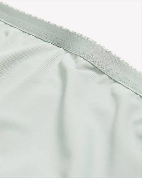 Culotte tanga en microfibre avec élastique picot - ti Voglio