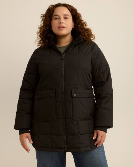 Ripstop Parka Jacket with Removable Hood