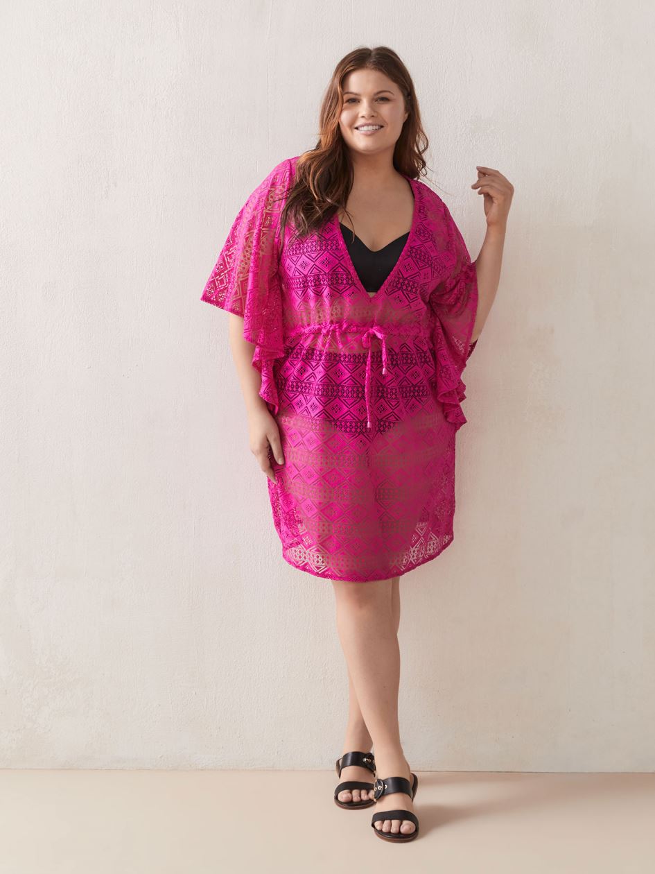 plus size kaftan cover ups