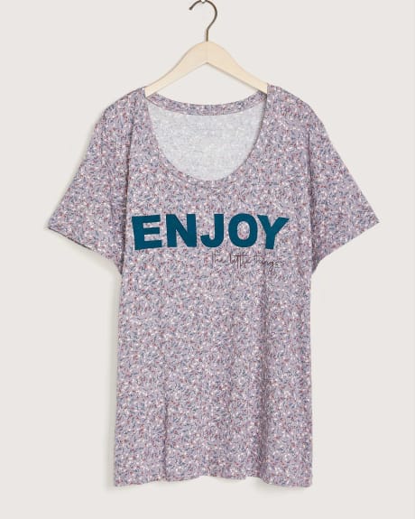 T-shirt long à coupe Boyfriend - In Every Story